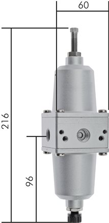 Exemplary representation: Precision filter regulator